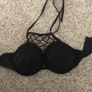 Black bikini top size 36dd